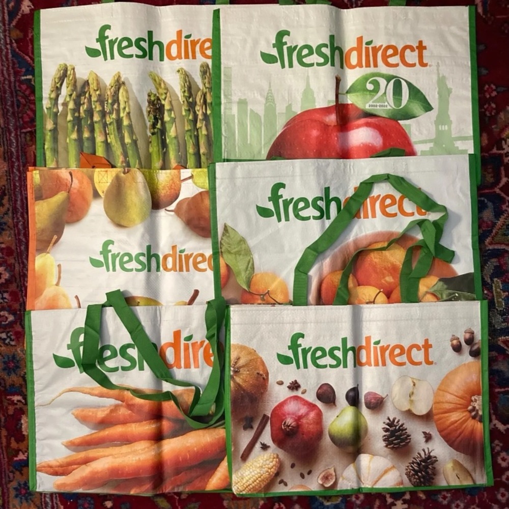 FreshDirect Reusable Bags - 6ct Set
